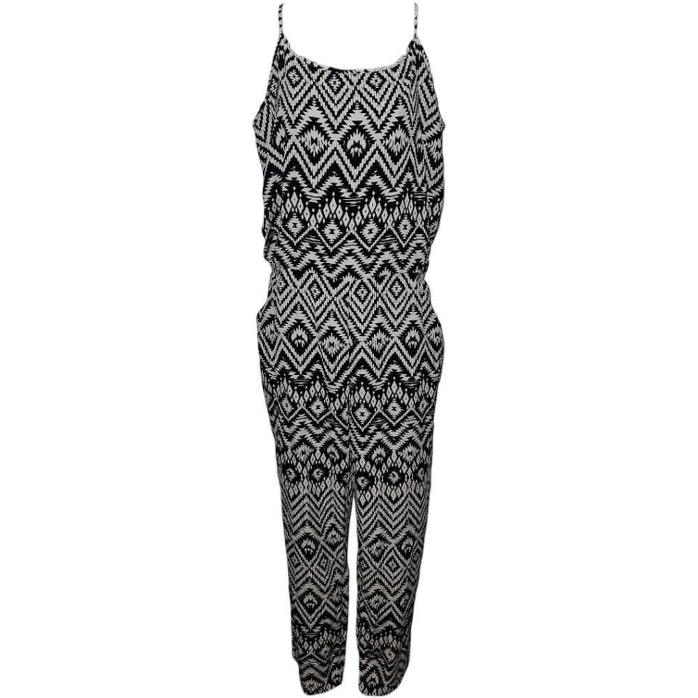 RED Saks Fifth Avenue Adjustable Tank Jumpsuit